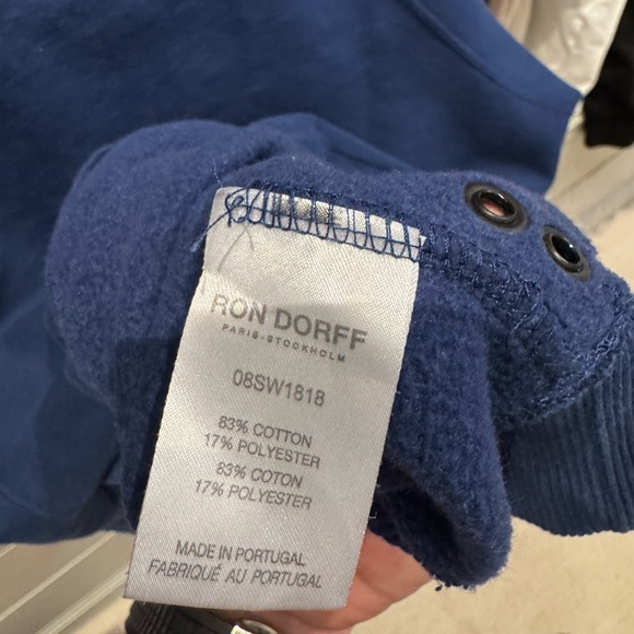 Ron Dorff Blue 'DAD' Sweatshirt Size M - Picture 6 of 7